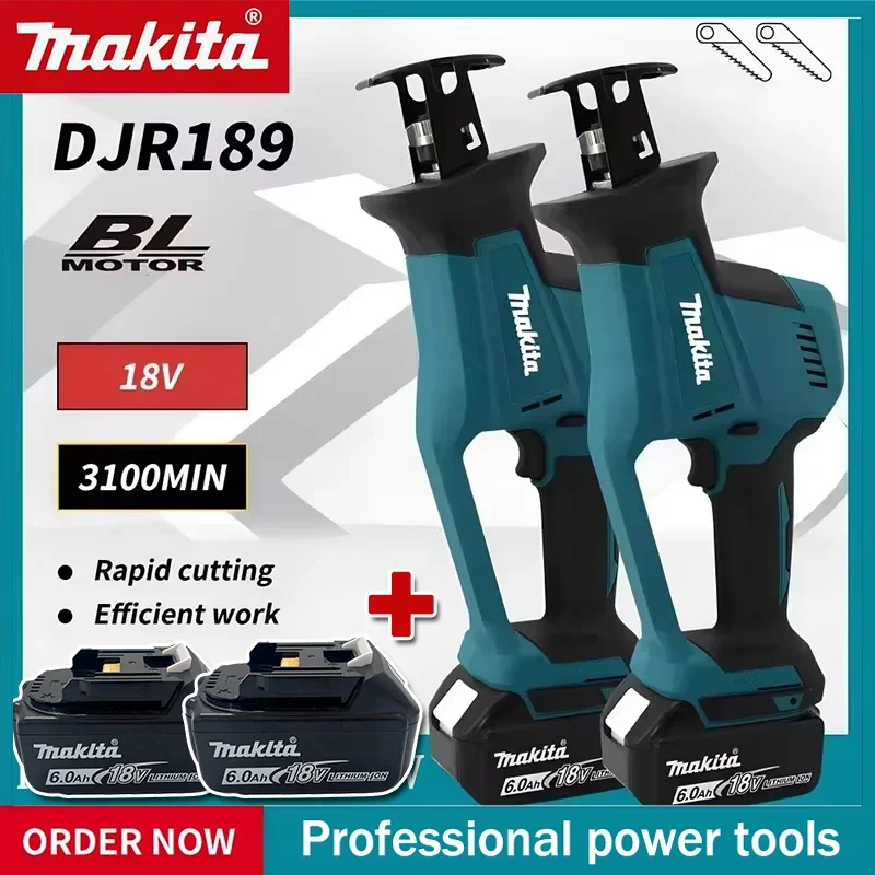 Woodworking Essential Tools - Makita DJR189 Cordless Electric Reciprocating Saw