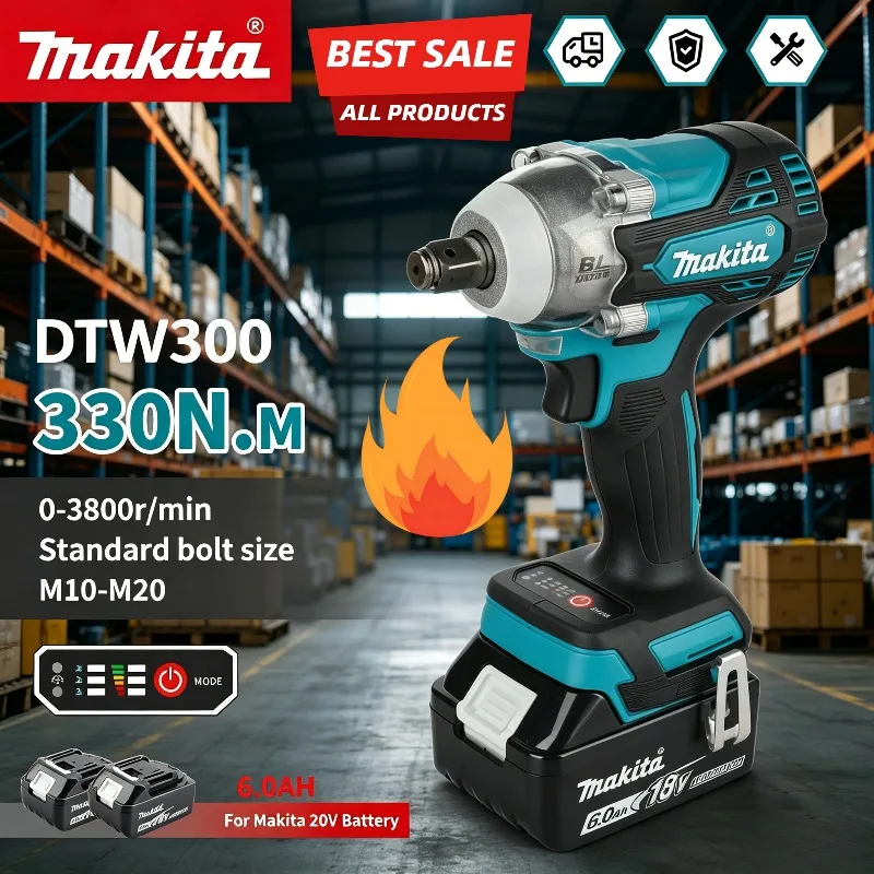 Woodworking Essential Tools - Makita DTW300 Wind Cannon Remove Tire