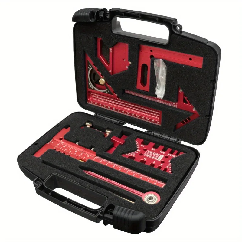 Woodworking Plans Free - 10‑Pcs Woodworking Layout Measuring Tool Kit