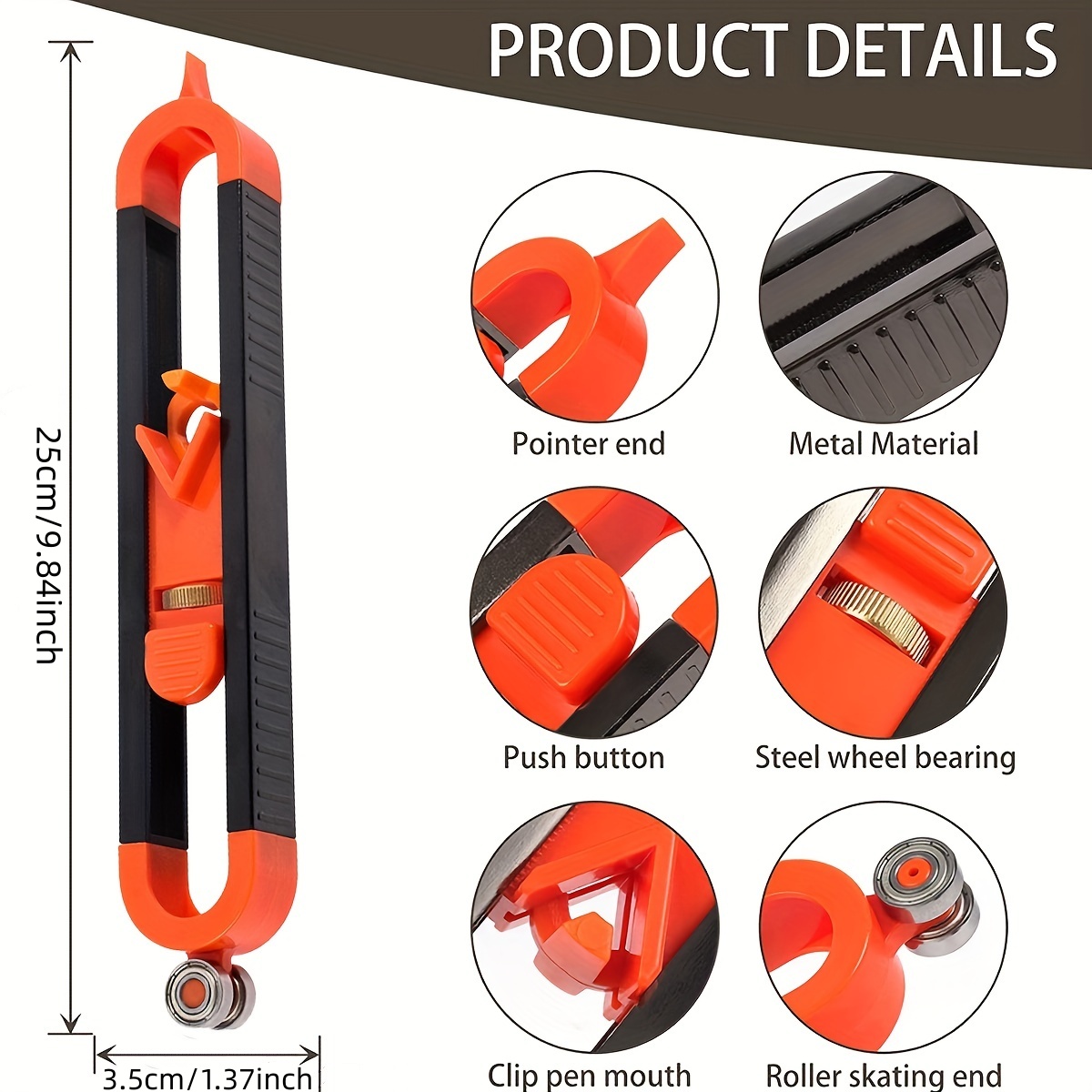 Contour Gauge Scribing Tool, P - Woodworking Man ulasan dan harga