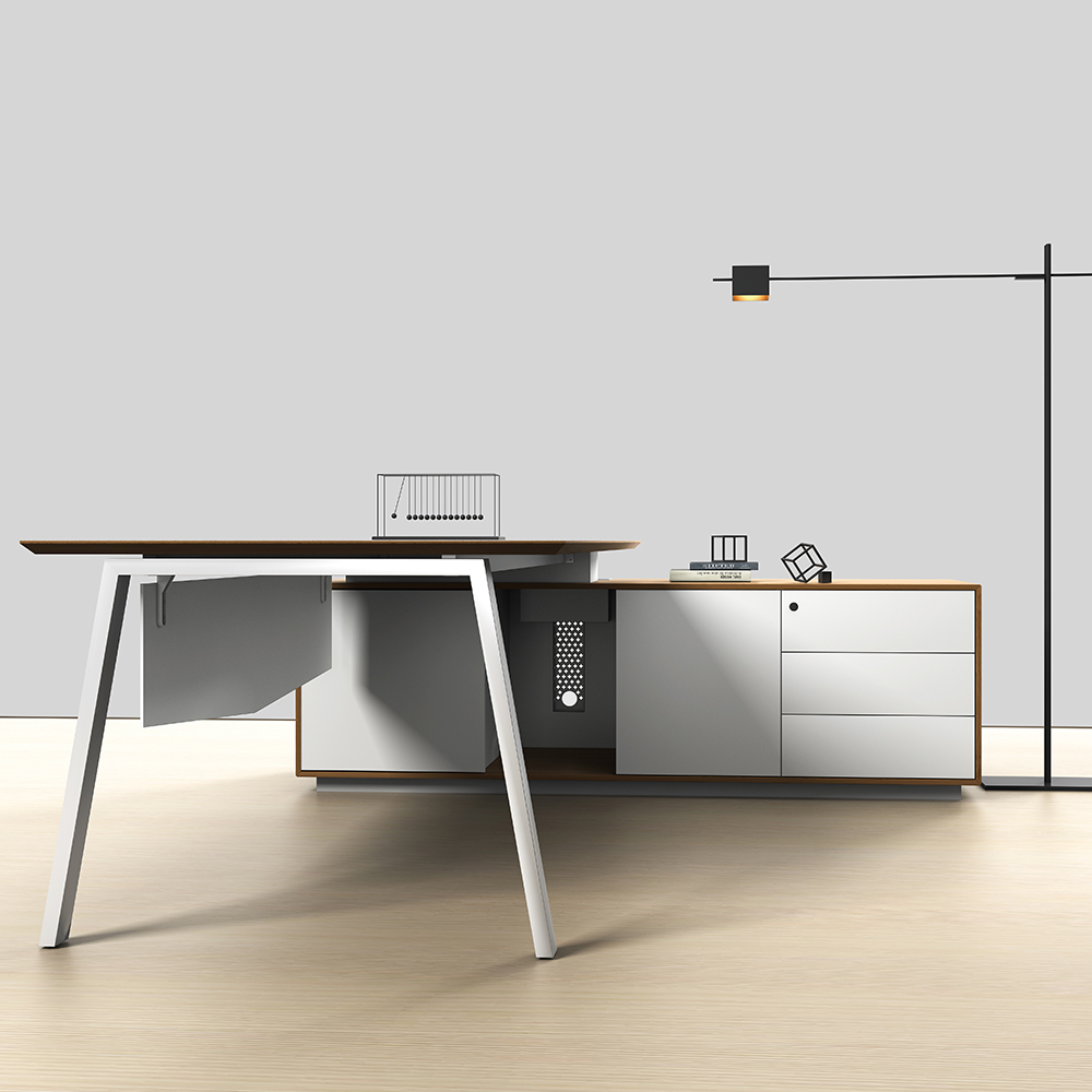 Hot Sale Modern l Shaped Execu - Woodworking Desk Chair ulasan dan harga