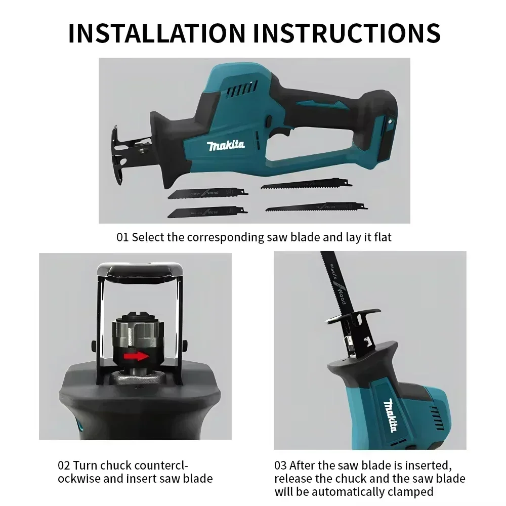Makita DJR189 Cordless Electri - Woodworking Essential Tools ulasan dan harga