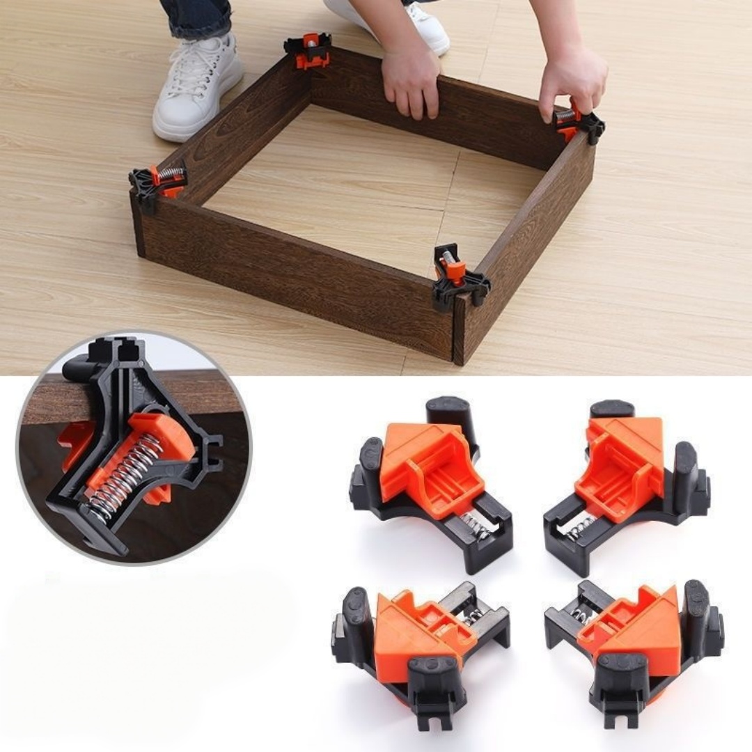 4pcs 90° Right Angle Clamp Fix - Woodworking Man ulasan dan harga