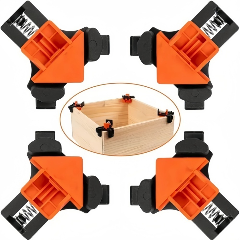 4pcs 90° Right Angle Clamp Fix - Woodworking Man ulasan dan harga