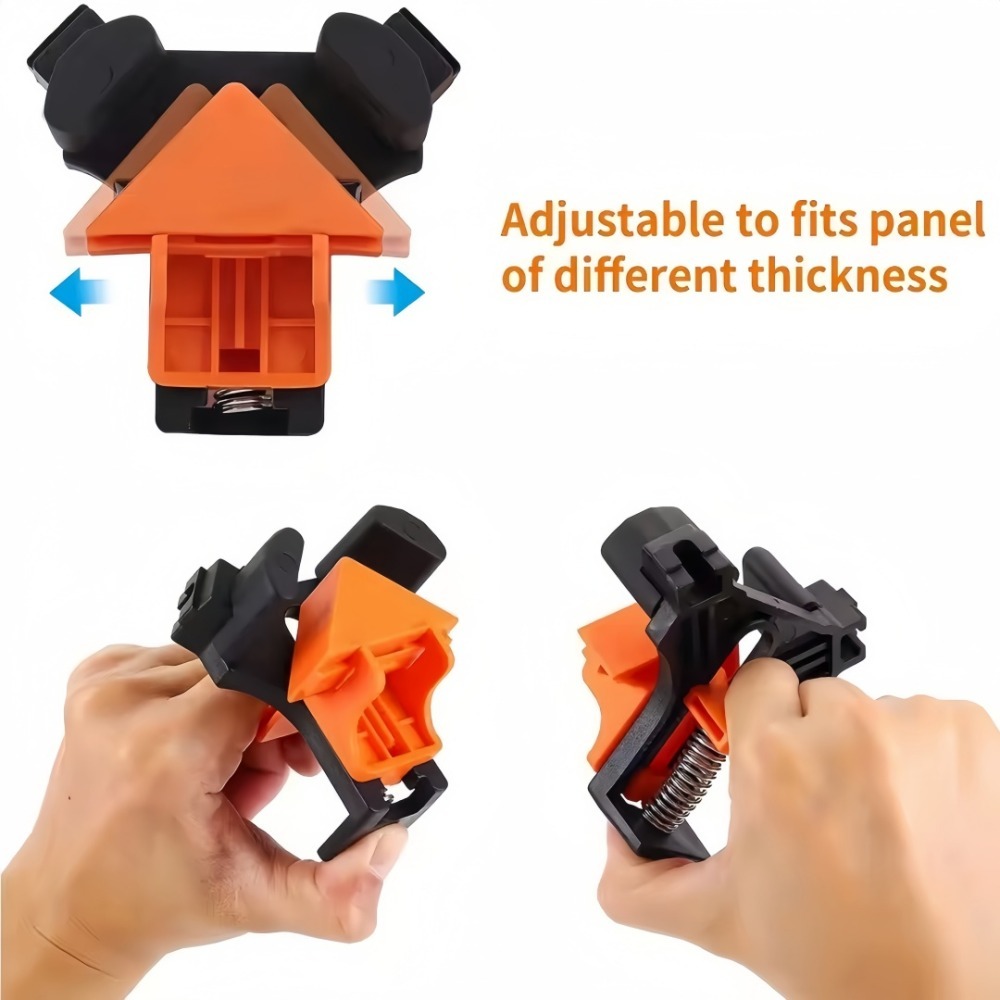 4pcs 90° Right Angle Clamp Fix - Woodworking Man ulasan dan harga