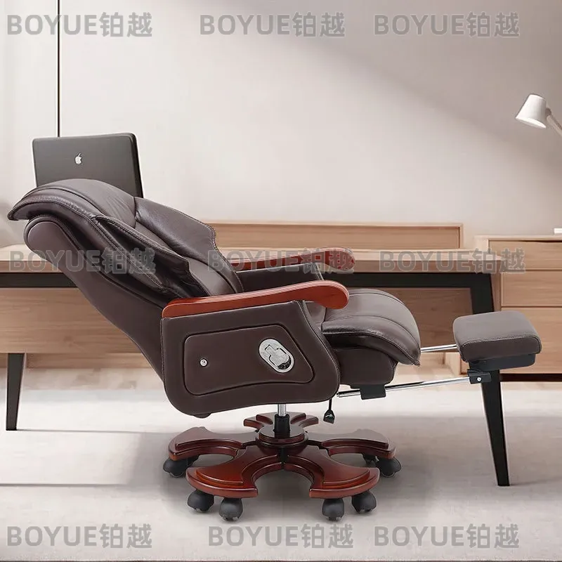 Executive Leather Office Chair - Woodworking Desk Chair ulasan dan harga