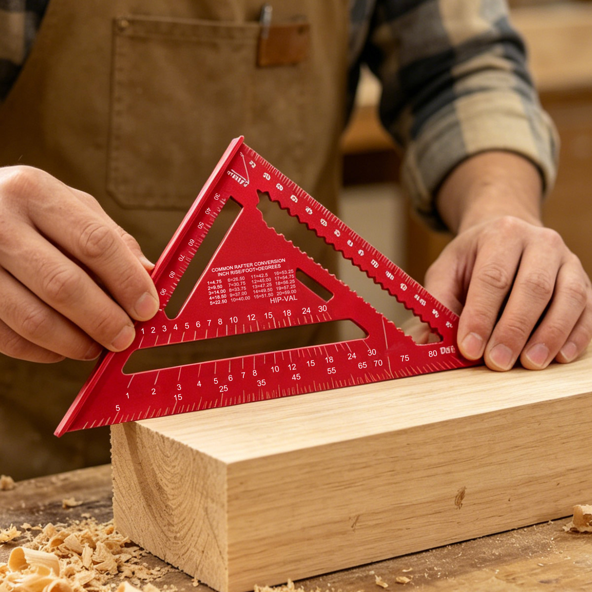 Aluminum Alloy Speed Square Hi - Woodworking Man ulasan dan harga
