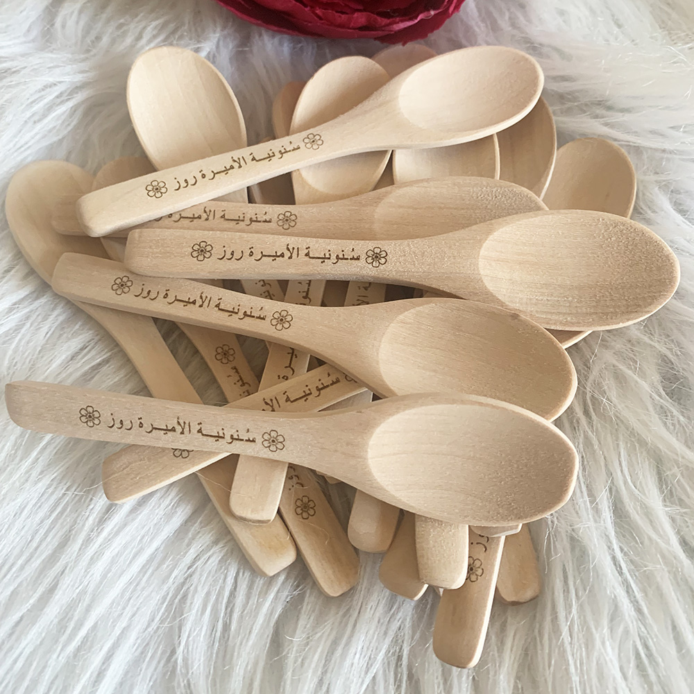 Custom Logo Wooden Spoon Honey - Woodworking Logos ulasan dan harga