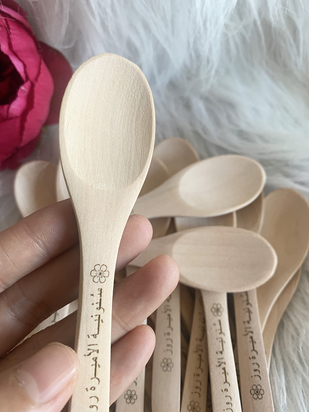 Custom Logo Wooden Spoon Honey - Woodworking Logos ulasan dan harga