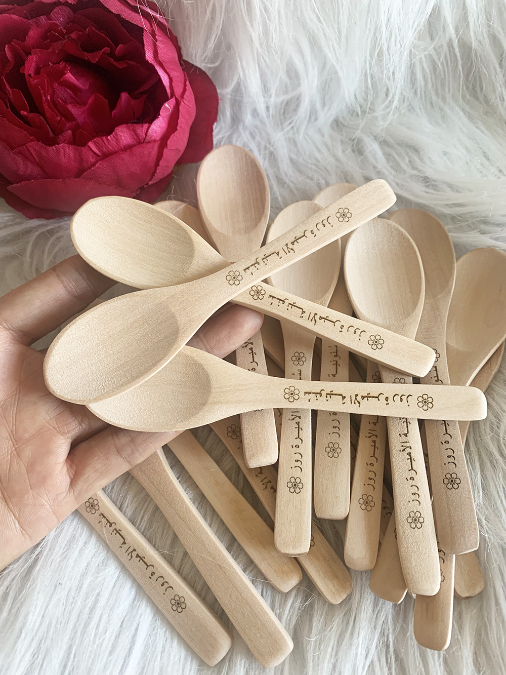 Custom Logo Wooden Spoon Honey - Woodworking Logos ulasan dan harga