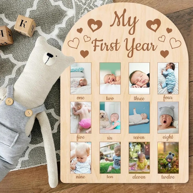 Wooden Baby Commemorative Phot - Woodworking Show ulasan dan harga