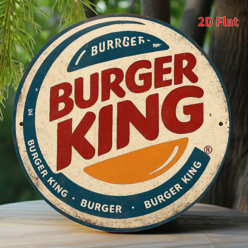 Burger King Retro wooden logo  - Woodworking Logos ulasan dan harga