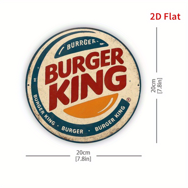 Burger King Retro wooden logo  - Woodworking Logos ulasan dan harga