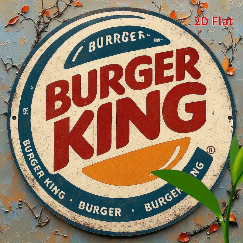 Burger King Retro wooden logo  - Woodworking Logos ulasan dan harga