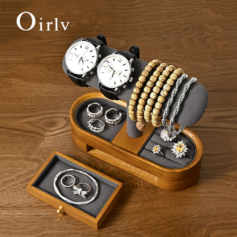 Oirlv Solid Wood Watch Organiz - Woodworking Show ulasan dan harga