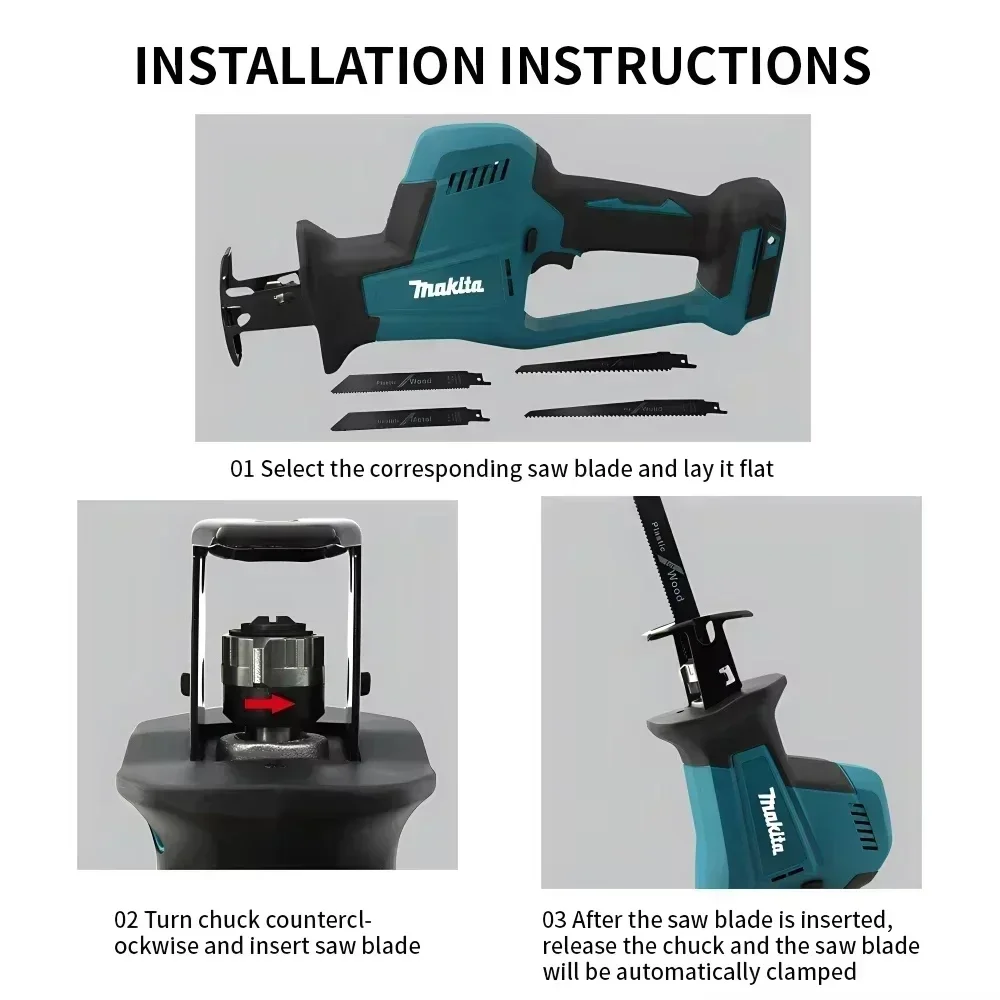 Makita DJR189 18V Cordless Ele - Woodworking Essential Tools ulasan dan harga