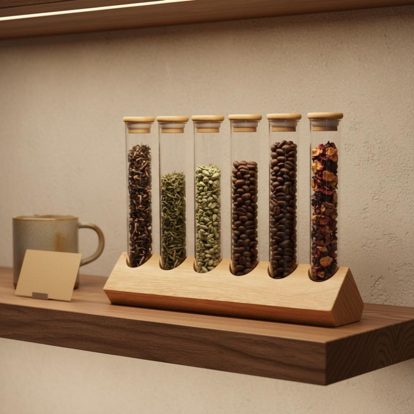 Glass Tube Container Set with  - Woodworking Show ulasan dan harga