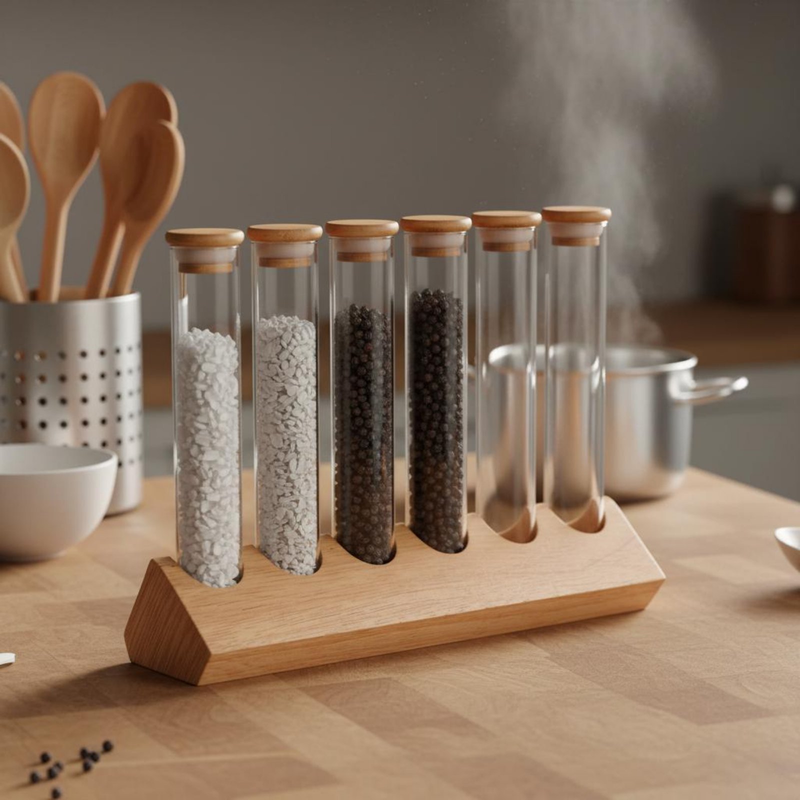Glass Tube Container Set with  - Woodworking Show ulasan dan harga
