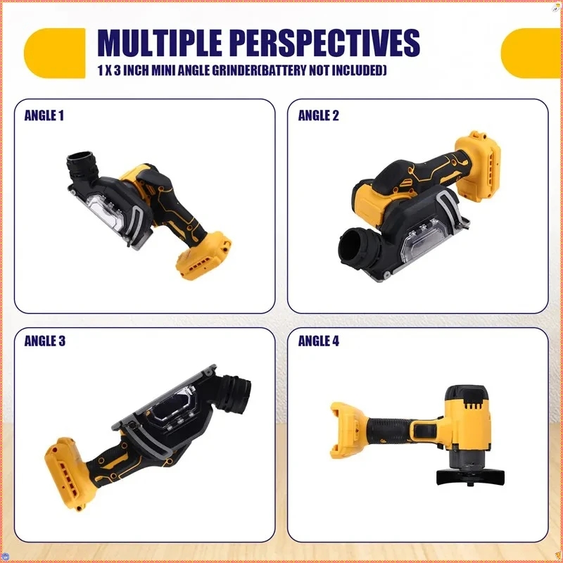 3 Inch Mini Angle Grinder  Cor - Woodworking Essential Tools ulasan dan harga