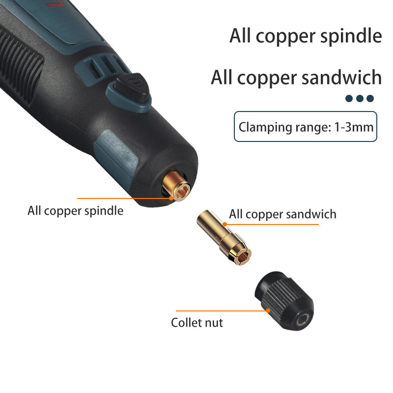 USB Cordless Electric Grinder  - Woodworking Kit ulasan dan harga