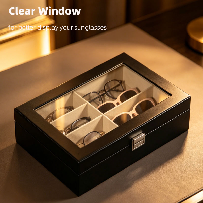 Black 6-Compartment Eyeglass S - Woodworking Show ulasan dan harga