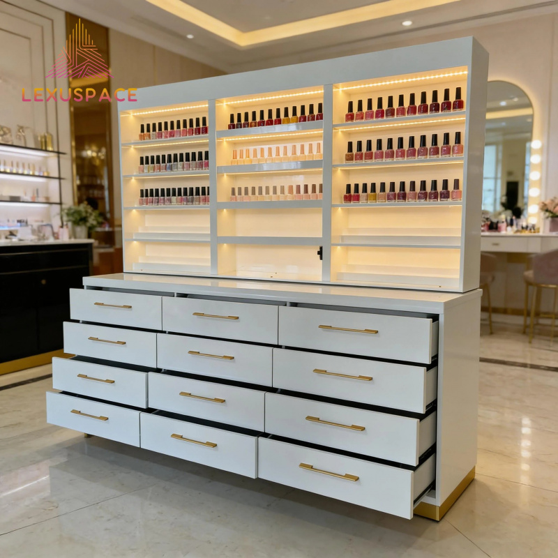 custom.Wood Shelf Display Rack - Woodworking Show ulasan dan harga