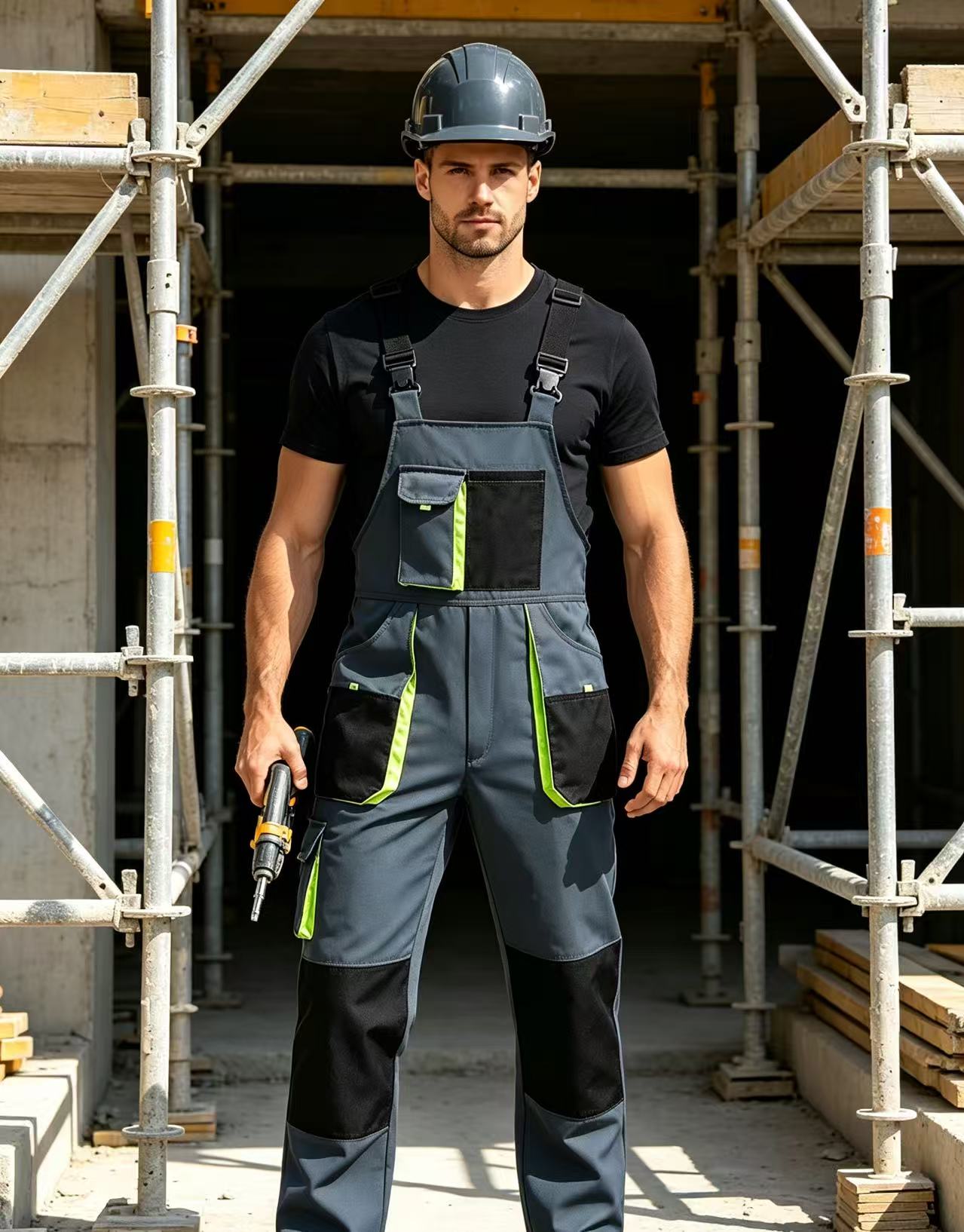 Men's Work Jumpsuits Adjustabl - Woodworking Overalls ulasan dan harga