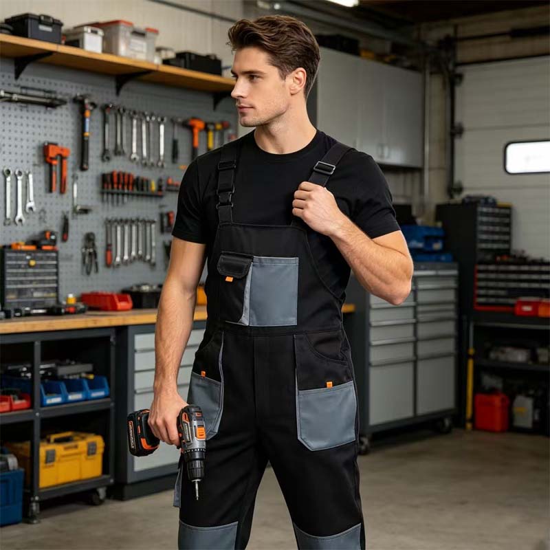 Men's Work Jumpsuits Adjustabl - Woodworking Overalls ulasan dan harga