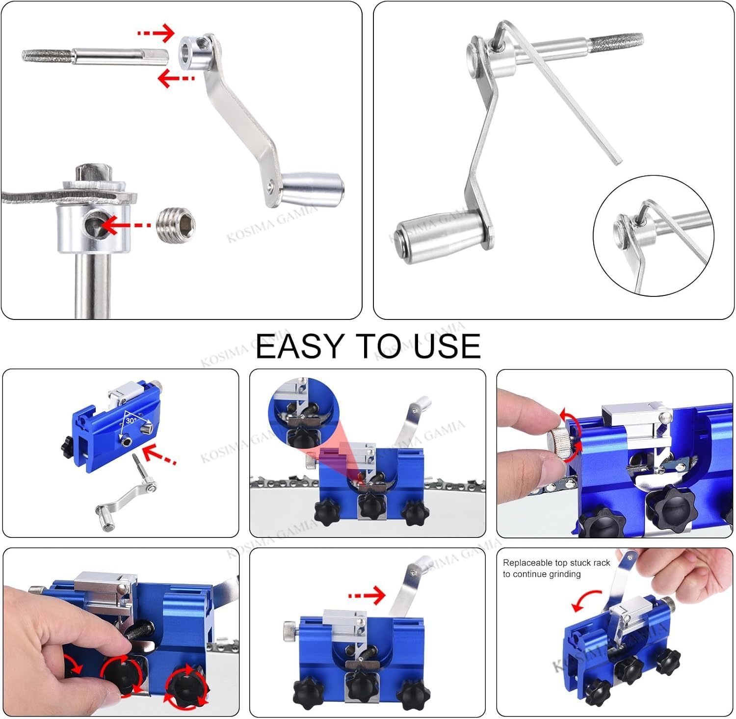 Portable Manual Chain Saw Blad - Woodworking Ai ulasan dan harga