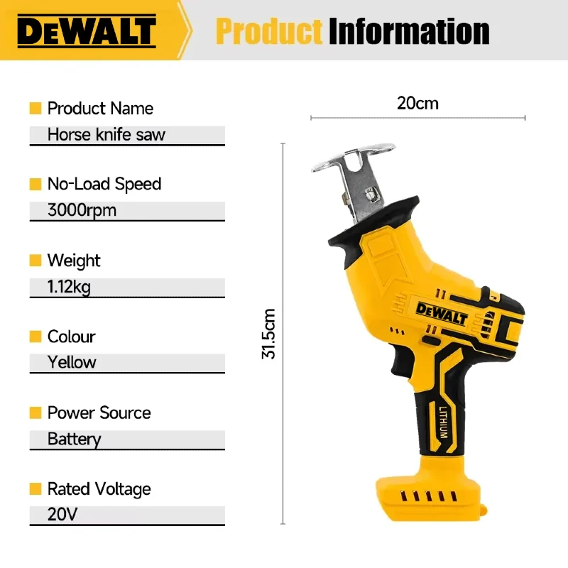 Dewalt  Brushless Reciprocatin - Woodworking Essential Tools ulasan dan harga