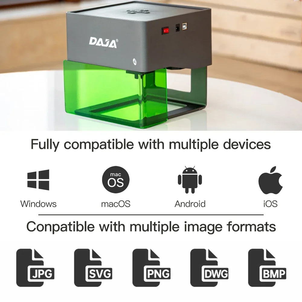 DAJA Laser Engraver CNC DIY DJ - Woodworking Logos ulasan dan harga