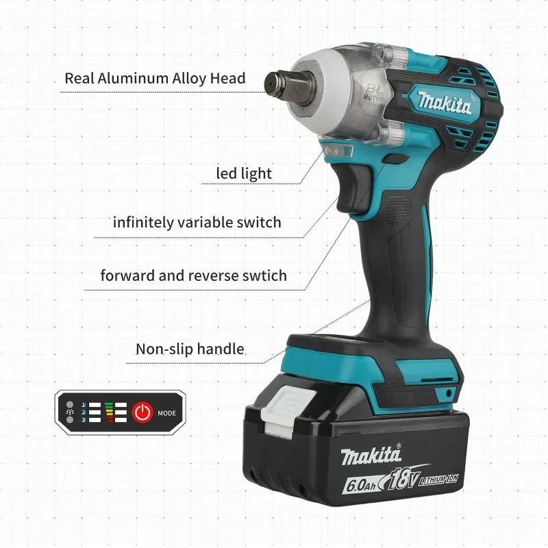 Makita DTW300 Wind Cannon Remo - Woodworking Essential Tools ulasan dan harga