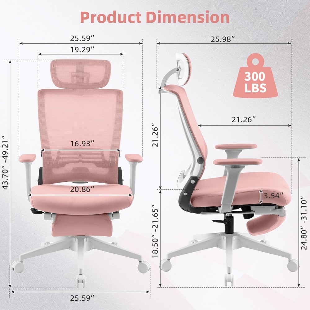 Office Chair with Foot Rest, E - Woodworking Desk Chair ulasan dan harga