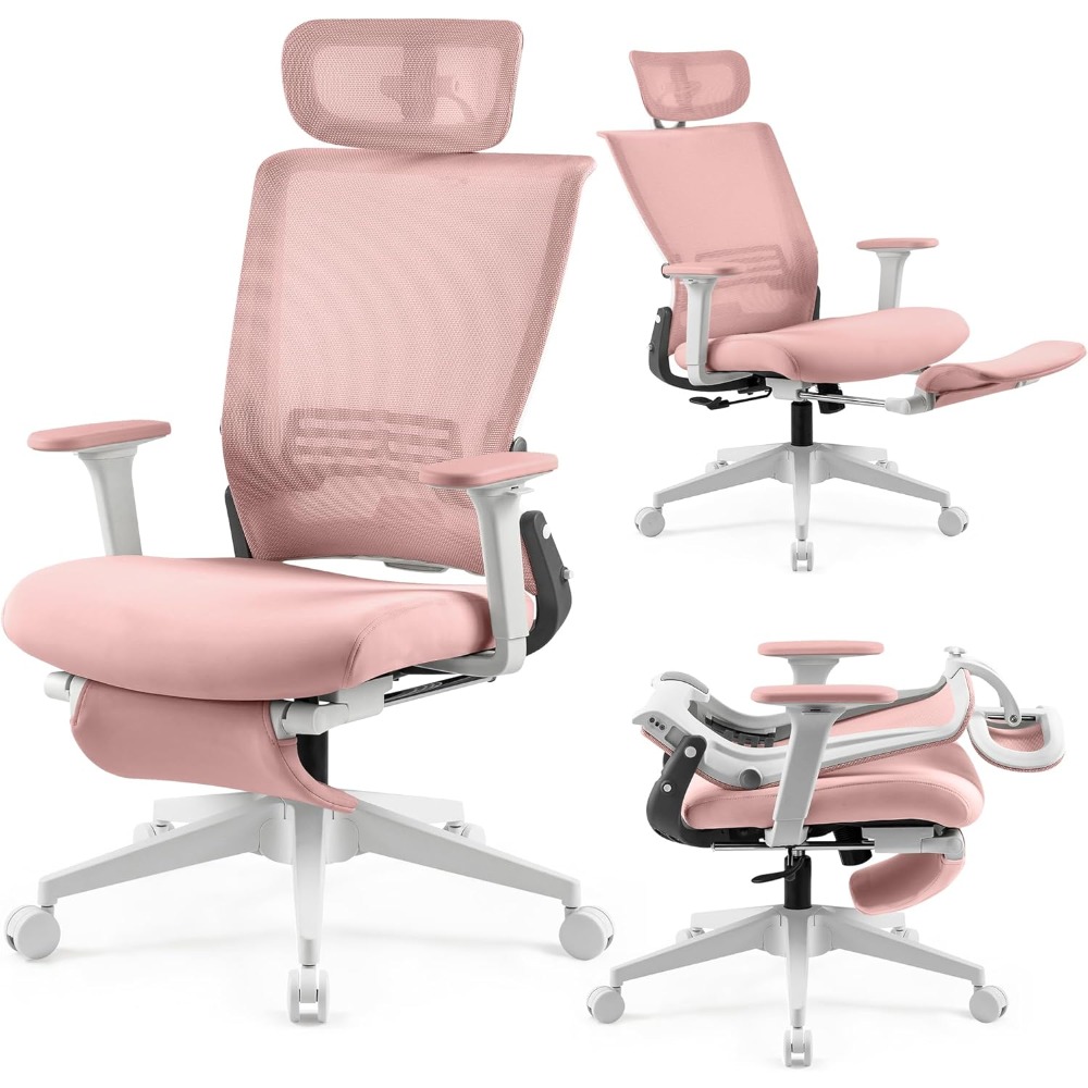 Office Chair with Foot Rest, E - Woodworking Desk Chair ulasan dan harga