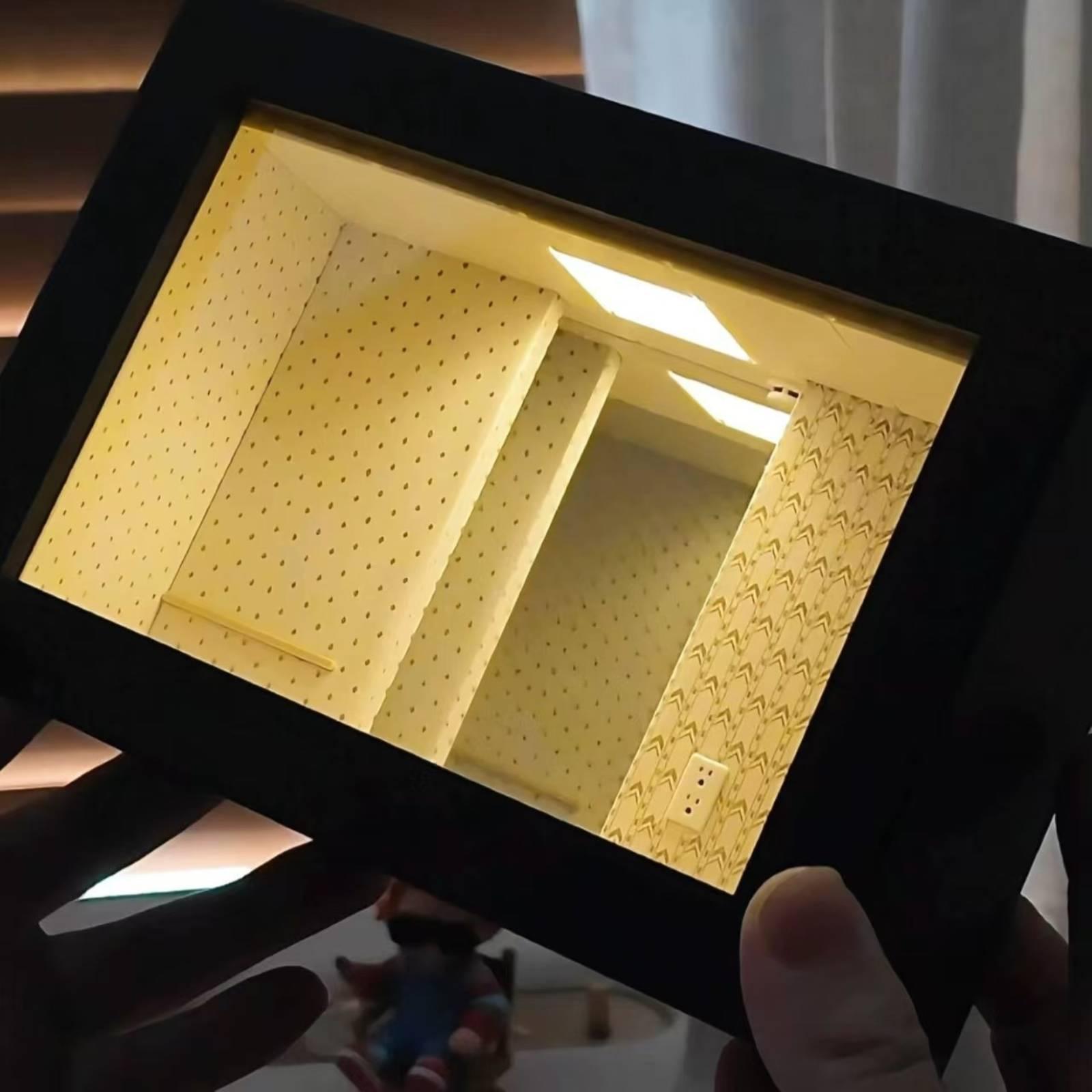 Wooden Shadow Box Endless Mirr - Woodworking Show ulasan dan harga