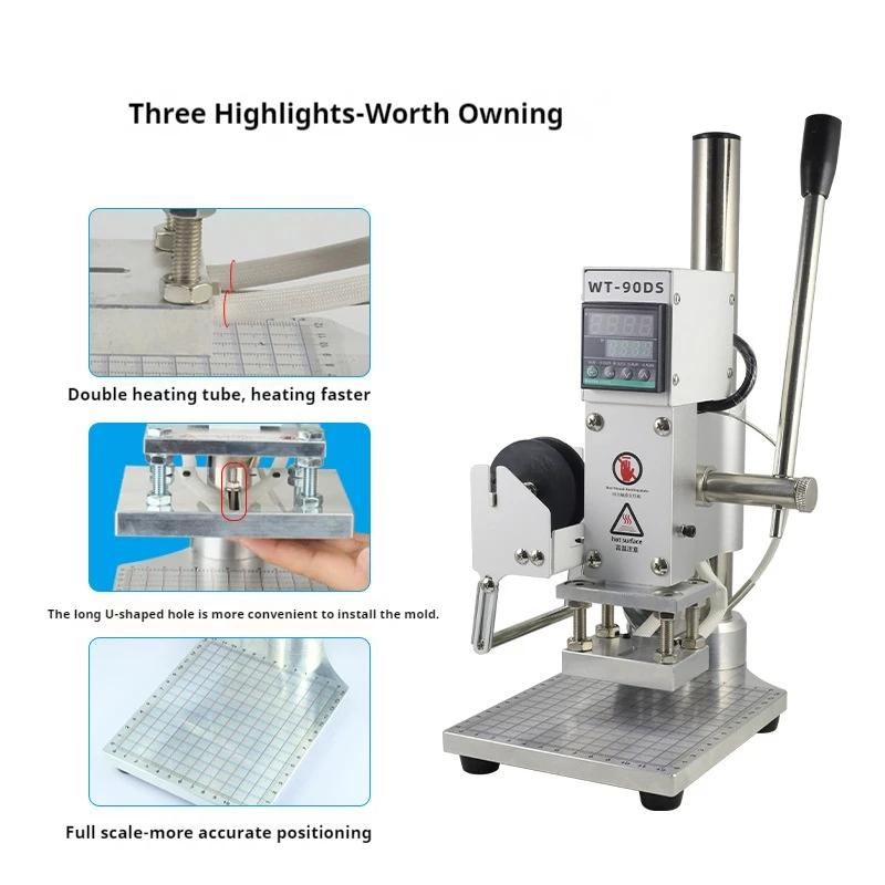 Hot Foil Stamping Machine 300W - Woodworking Logos ulasan dan harga