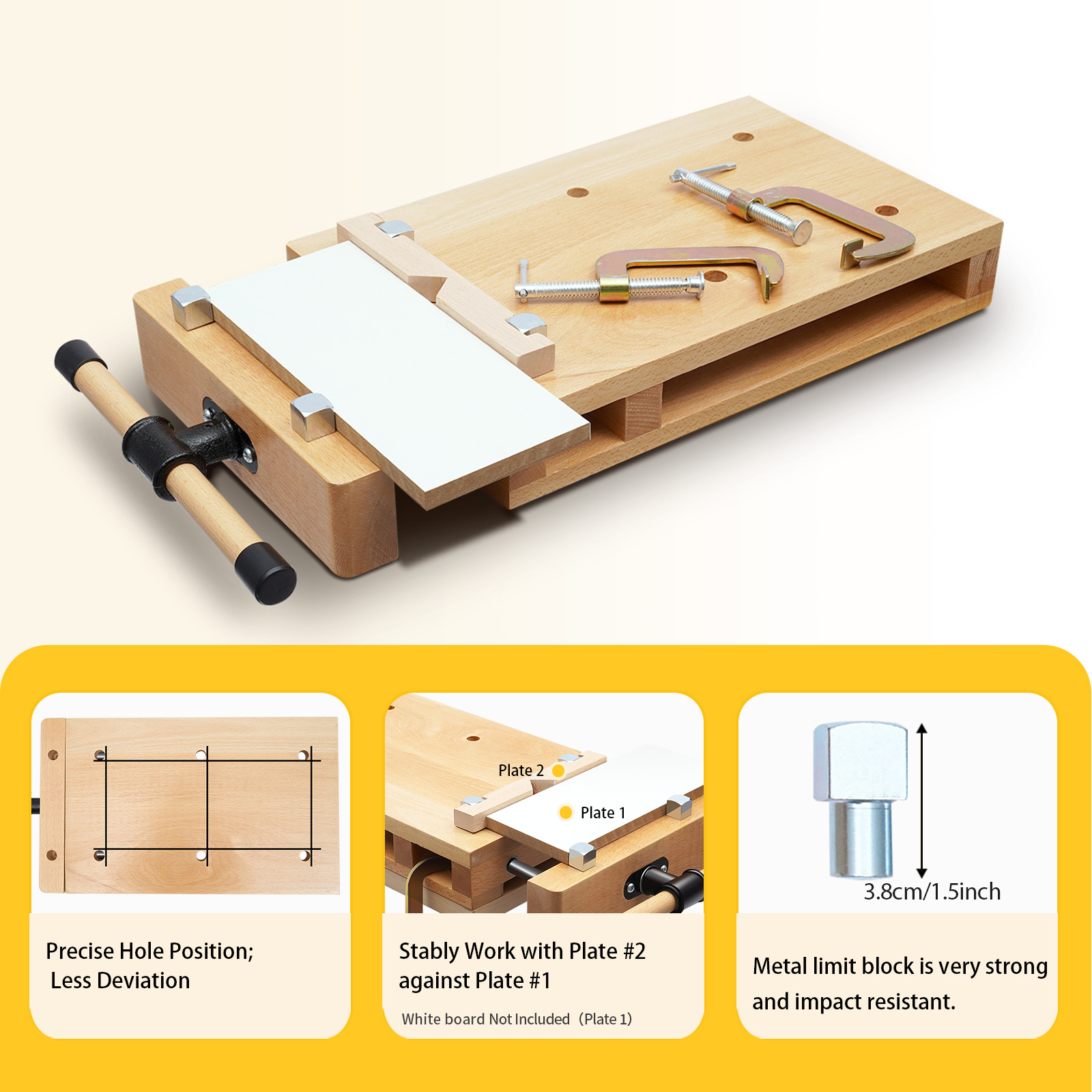 Wood Vise Workbench, Stable Cl - Woodworking Vise For Workbench ulasan dan harga
